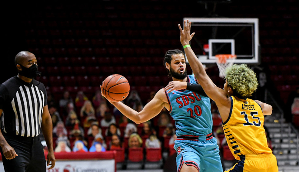 aztec mens basketball game