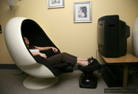 Center for Well-Being egg chair