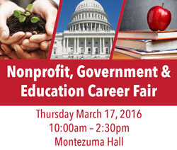 Nonprofit, government and education career fair