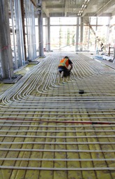 installing radiant flooring