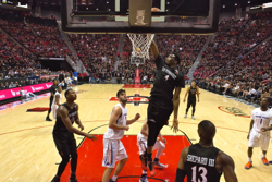 sdsu basketball players in stadium