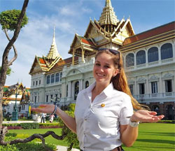 a student in Thailand